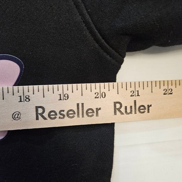 MTV Graphic Floral Retro Crewneck Sweatshirt Black Size Medium - Picture 5 of 6